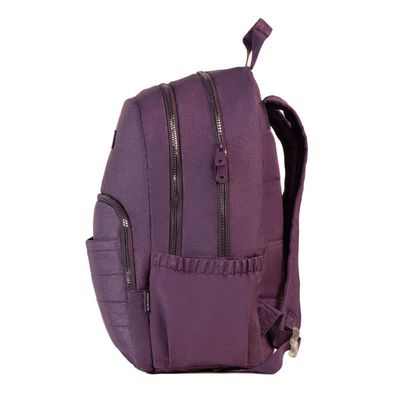 Mochila Escolar Feminina Juvenil Crinkle Glitter U / Roxo