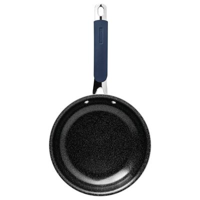 Frigideira Tramontina Romagna Em Alumínio Com Revestimento Interno Cerâmico E Externo Em Inox Polido Black Stone 30 Cm