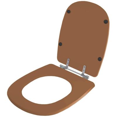 Tampa De Vaso Sanitário Donna Ocre Para Bacia Santamarina