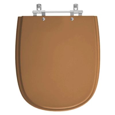 Tampa De Vaso Sanitário Donna Ocre Para Bacia Santamarina