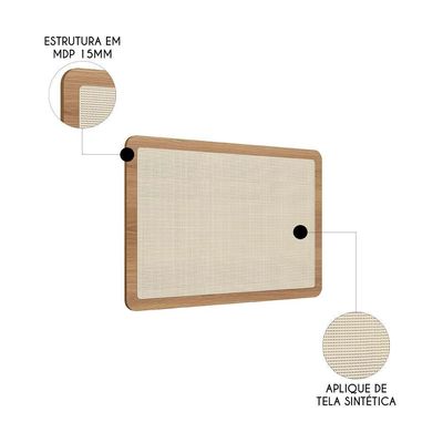 Cabeceira Solteiro E Mesa Pés De Metal Arlo A10 Hanover-dourado - Mpozenato