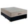 Cama Box Casal Sintético Cremil + Colchão Molas Ensacadas Airprime 138cm Preto - Suporta Até 120kg Por Pessoa