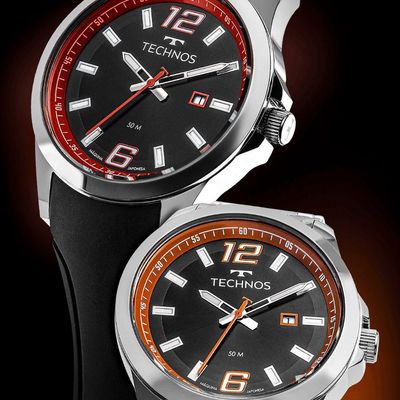 Relógio Technos Masculino Racer Basico Prata - 2115twq-1p 2115twq-1p