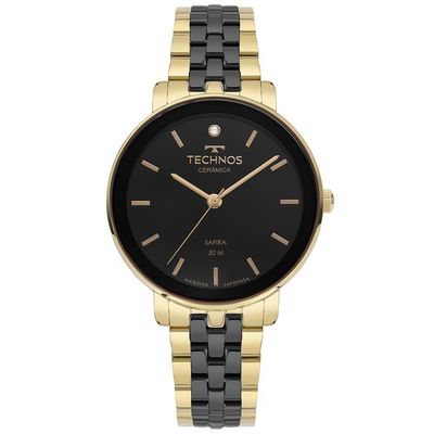 Relógio Technos Feminino Ceramic-saphire Preto - 2035mzl-1p 2035mzl-1p