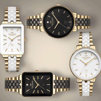 Relógio Technos Feminino Ceramic-saphire Preto - 2035mzl-1p 2035mzl-1p