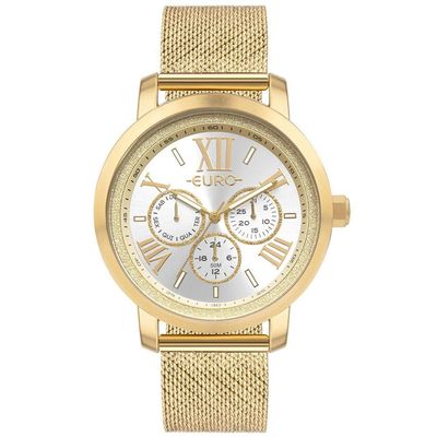 Relógio Euro Feminino Multiglow Dourado - Eu6p29aim-4d Eu6p29aim-4d