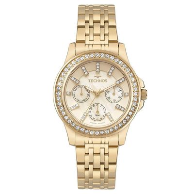 Relógio Technos Feminino Dourado - 6p29amg-1d
