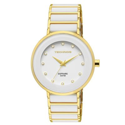 Relógio Technos Ceramic-saphire Feminino Analógico - 2035lmm-4b 2035lmm-4b