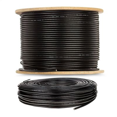 Cabo Manga 6x22 AWG - com Blindagem Preto - 100 Metros