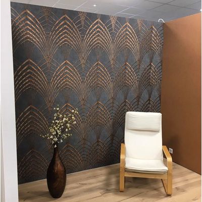 Papel de Parede Modernista Textura 32275 Tam. 5m² Papel de Parede Modernista Textura 32275