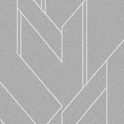 Papel de Parede Bobinex Essencial Geométrico Cinza 4308