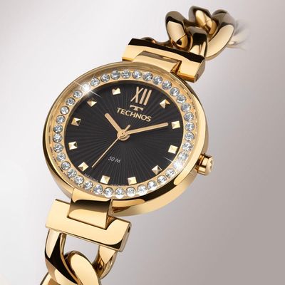 Relógio Technos Feminino Elos Dourado - 2035mxs-1p 2035mxs-1p