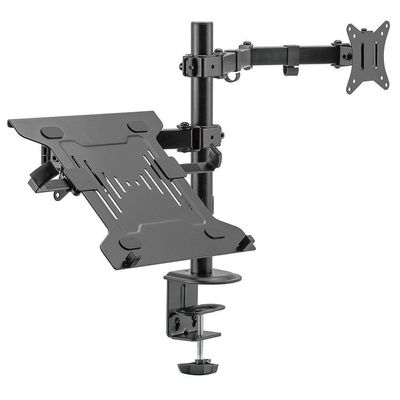Suporte Duplo De Mesa Para Monitor 17 A 32 E Notebook Tm24c