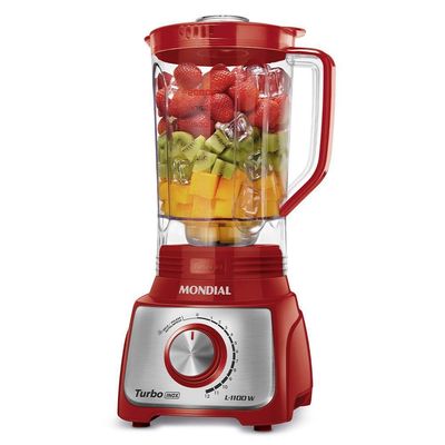 Liquidificador Mondial Turbo Inox 3l L-1100-ri Liquidificador L-1100-ri 220v/60hz . 220V