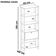 Estante Livreiro 1 Porta 166x63 Cm Pinho Preto Arly Pinho Preto
