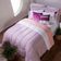 Kit Edredom Linho Colorful Casal King 5 Peças 100% Poliéster - Rosa