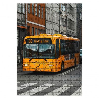 Kit 2 Quebra-cabeças ônibus Grandes 60 Peças