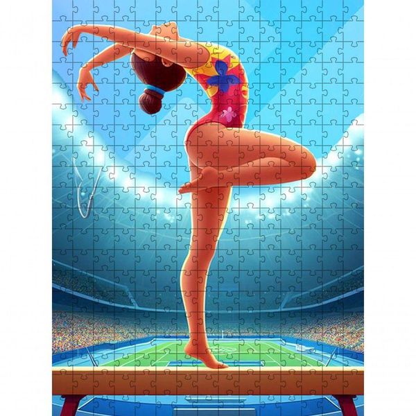 Kit 2 Quebra-cabeças Esportes Para Autistas Judô E Ginastica