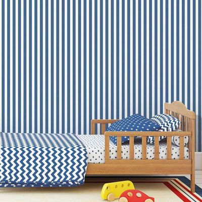 Papel De Parede Listrado - G78400 Azul Tiny Tots 2 - G78400