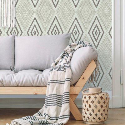 Papel De Parede Sejours Et Chambres Ethnique 11190809 - Rolo 10m X 0,53m
