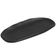 Kit 40 Travessas Rasas Sushi 16x8cm Orgânico Preto Matte Restaurante Japonês Buffet Porto Brasil