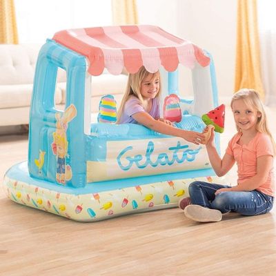 Piscina Inflável Infantil Com Cobertura Ice Cream 60 Litros Intex
