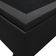 Base Box Baú Para Cama Casal King 192x203cm Bipartido Liz S05 Sintético Preto - Mpozenato