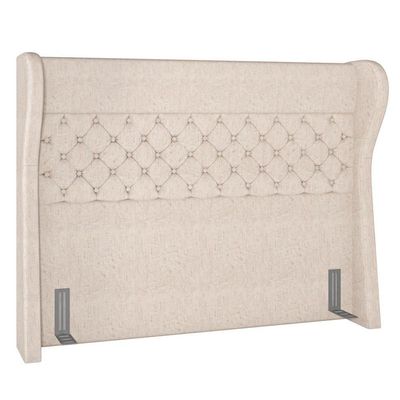 Cabeceira Cama Casal Queen 160cm Trinidad P02 Linho Cru - Mpozenato