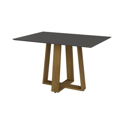 Mesa De Jantar 136cm Multimóveis Cr50044 Carvalho/cinza