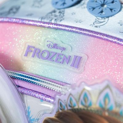 Mochila Escolar Feminina de Rodinhas Frozen Premium U / Azul