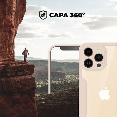 Capa 360 para iPhone 13 Pro Max - Rosa - Gshield