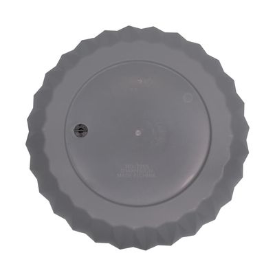 Vaso Cachepot Wave 37cm Cinza