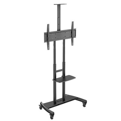 Pedestal Para Tv De 55 A 85 Videoconferência Com Rodízios Ava1800-70-1p