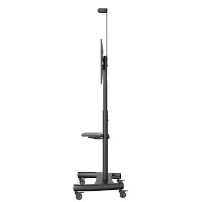 Pedestal Para Tv De 55 A 85 Videoconferência Com Rodízios Ava1800-70-1p