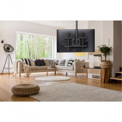 Suporte De Teto Para Tv 32 A 75 Altura Ajustável A05v6 Preto Elg