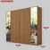 Guarda Roupa Casal 6 Portas Com Espelho E 6 Gavetas Atrice Amêndola Touch