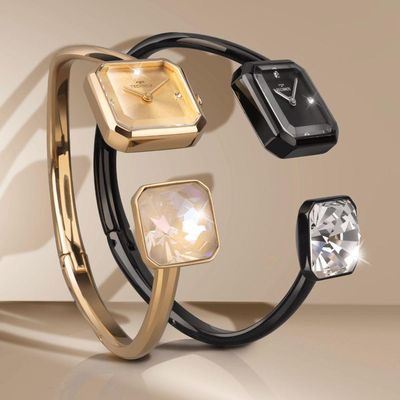 Relógio Technos Feminino Crystal Preto - 751ab-1p 751ab-1p