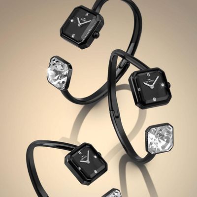 Relógio Technos Feminino Crystal Preto - 751ab-1p 751ab-1p