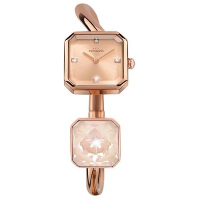 Relógio Technos Feminino Crystal Rosé - 751ac-1j 751ac-1j