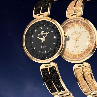 Relógio Technos Feminino Crystal Dourado - 2035myk-1d 2035myk-1d
