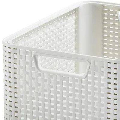 Cesto Organizador 18 Litros Style Curver Branco Keter