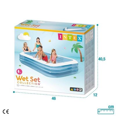 Piscina Inflável 1000 Litros Retangular Intex