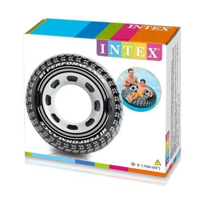 Bóia Inflável Pneu 114 Cm Gigante Praia Piscina - Intex 58268