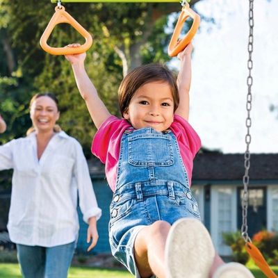 Balanço De Jardim Infantil Quatro Posições Trapézio De Ginástica Gangorra E Assentos Intex