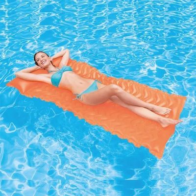 Colchão Inflável Bronzeador Esteira Laranja Intex 58807