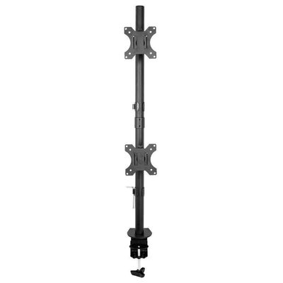 Suporte 2 Monitores Vertical Base Morsa V1224c Central Suportes