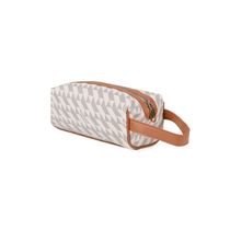 Necessaire de Viagem Feminina Média Monograma BG Bege