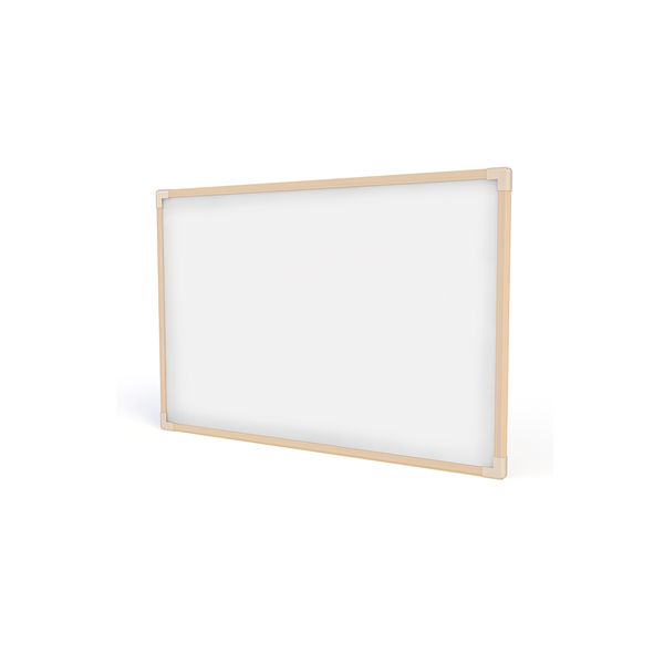 Quadro Branco Stalo com Moldura de Madeira Neo 50x70cm