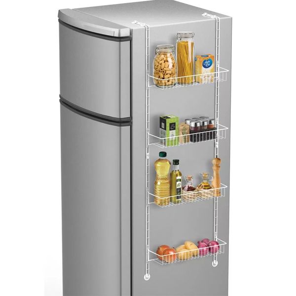 Prateleira Modular Arthi para Geladeira Branca com 4 Divisórias Prateleira Modular Arthi para Geladeira Branca com 4 Divisórias