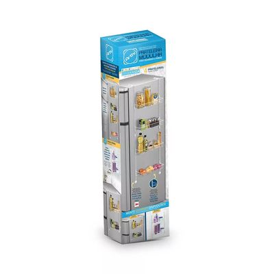 Prateleira Modular Arthi para Geladeira Branca com 4 Divisórias